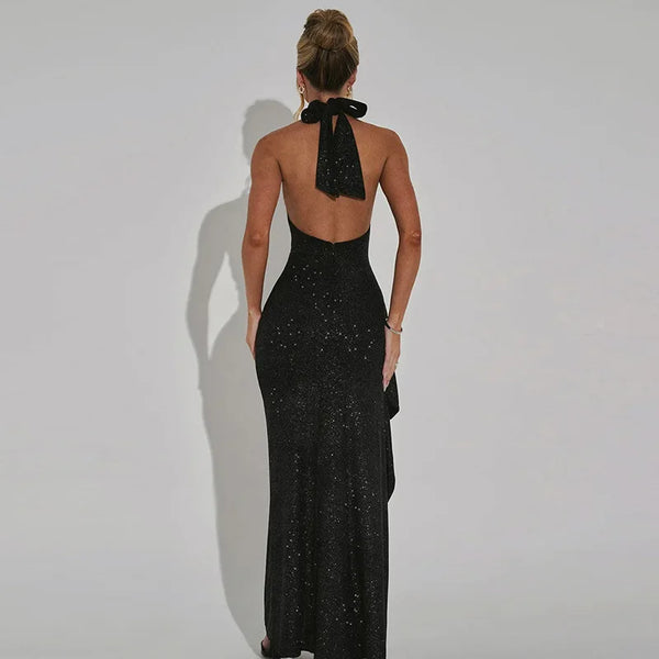 Glamour Black Sparkle Dress