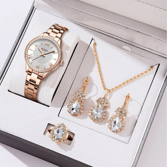 Glamour Women's Bling Watch Set